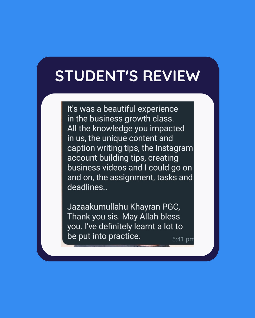 Review from precousgem customer