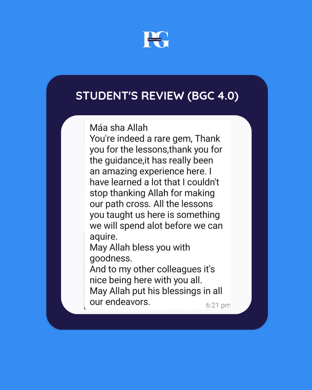 Review from precousgem customer